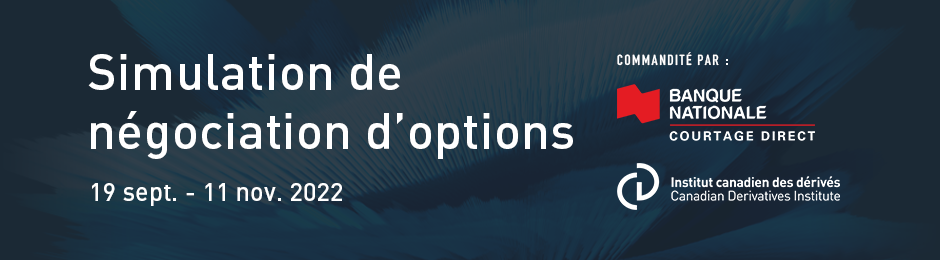 Simulation de négociation d'options. 19 sept. - 11 nov. 2022